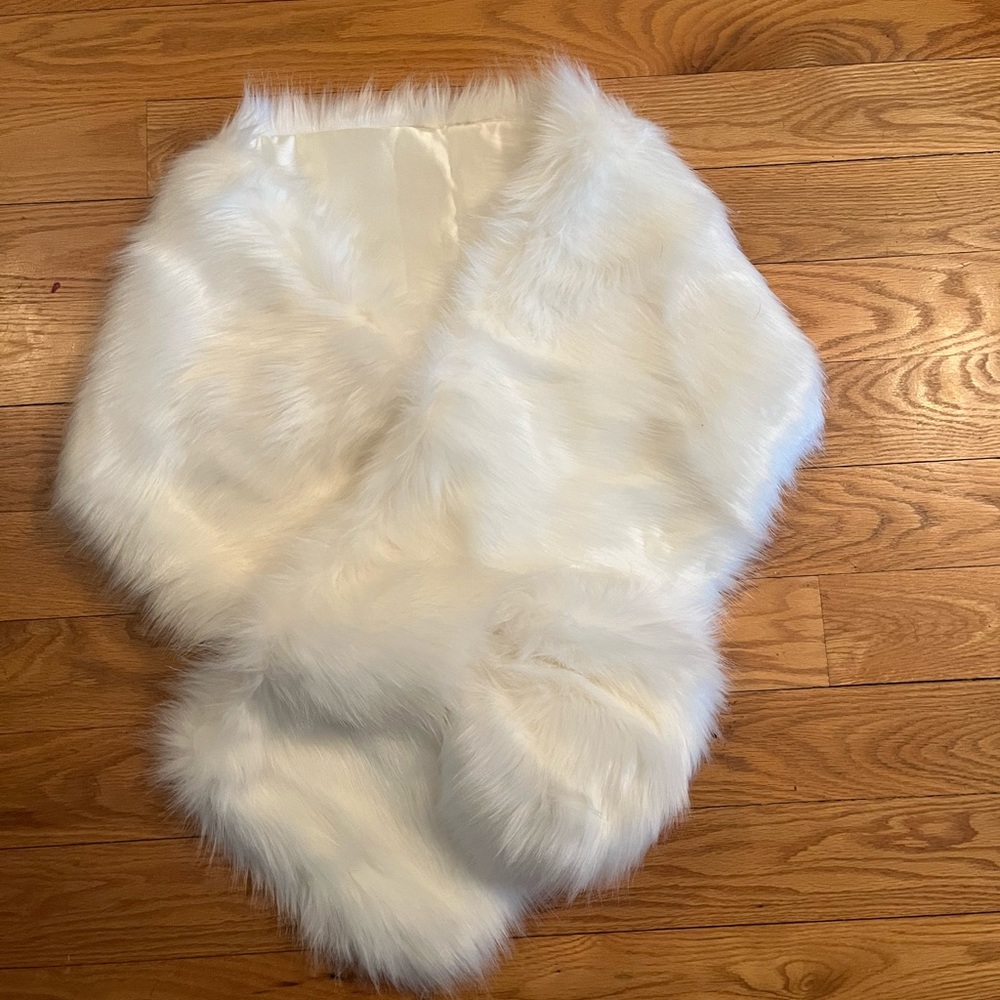 Faux fur wrap